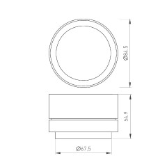Насадка с изменяемым углом Arlight LGD-ZOOMLENS-R85 046748