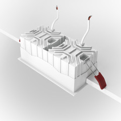 Встраиваемый светильник Maytoni Technical Alfa LED DL043-02-15W3K-SQ-WB