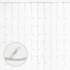 Уличная светодиодная гирлянда (UL-00003950) Uniel занавес теплый белый- белый ULD-C2030-240/TTK WarmWhite-White IP44