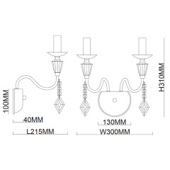 Бра Stilfort Grace 1053/05/02W