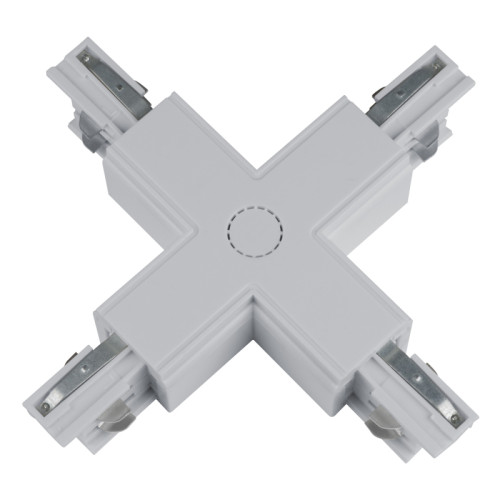 Коннектор Uniel UBX-A41 SILVER 1 POLYBAG