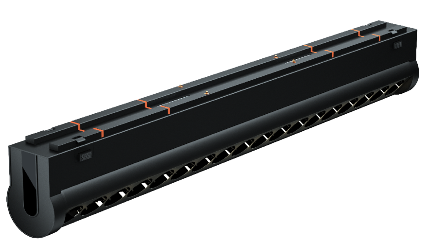 Трековый магнитный светильник iLedex Vision 4825-041-L305-18W-36DG-4000K-BK