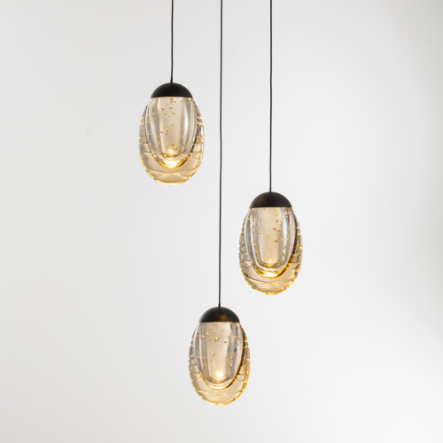 Подвесной светильник Delight Collection MD25090022-3A matt black/champagne