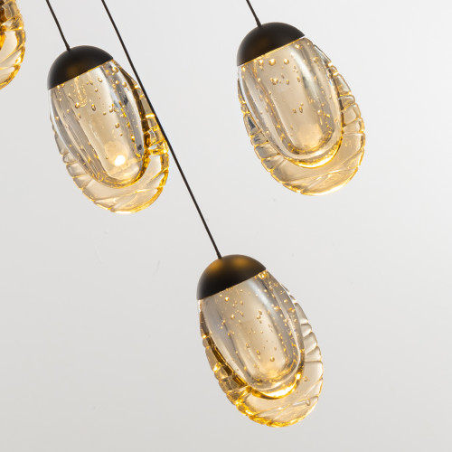 Подвесной светильник Delight Collection MD25090022-3A matt black/champagne