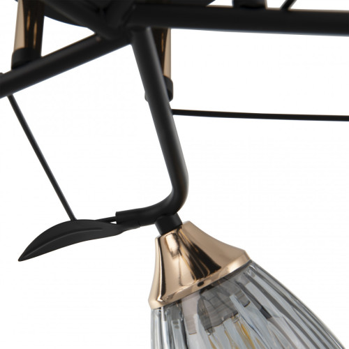 Потолочная люстра Arte Milano Amalfi 322610/3 BK+FG