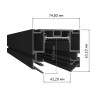 Встраиваемый шинопровод DesignLed SY-601201-CL-2-BL 009110