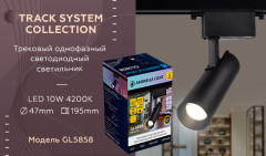 Трековый однофазный светильник Ambrella Light Track System GL5858