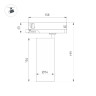Трековый трехфазный светильник Arlight LGD-GERA-4TR-R74-20W Warm3000 (WH, 55 deg, 230V) 055168