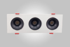 Встраиваемый светильник AM Group AM480-3 BK+WH 23,1W