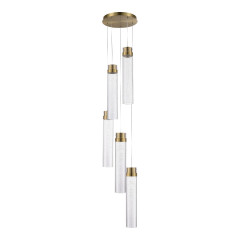 Каскадная люстра ST Luce Champagne SL6236.303.05