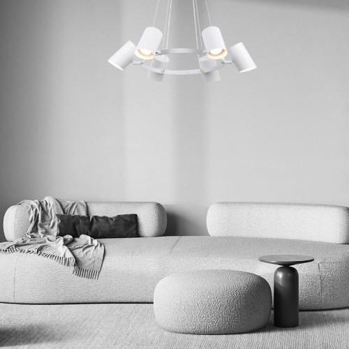 Подвесная люстра Eurosvet Splay 70147/6 белый Smart a062036