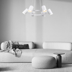 Подвесная люстра Eurosvet Splay 70147/6 белый Smart a062036