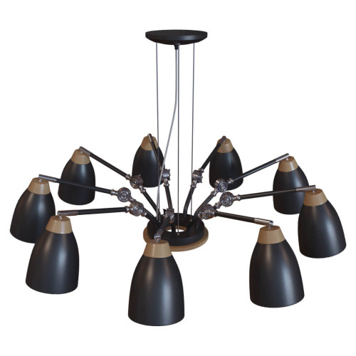 Подвесная люстра LOFT IT Watchman Loft4402/9Bl