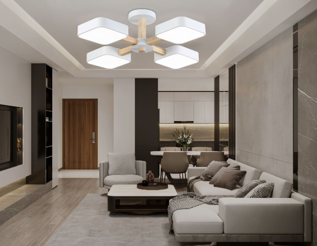 Люстра на штанге Ambrella Light Linetech Comfort FL4879