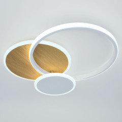 Потолочный светильник Эра Модерн City CLL-1-60-RC WH+Wood