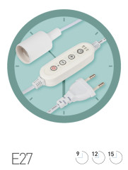 Светильник для растений Эра FITO-Time Holder E27 3 м Б0064279