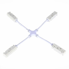 Коннектор питания X-образный для магнитного шинопровода ST Luce Skyline 48 ST006.569.00