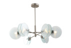 Люстра на штанге iLamp Panorama 15598-6 SN+CL