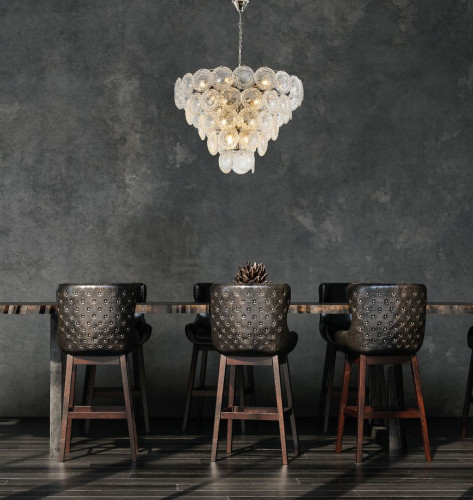 Подвесная люстра iLamp Rockfeller P2549-18 Nickel