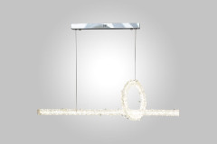 Подвесная люстра AM Group OVALE CH D1000+300