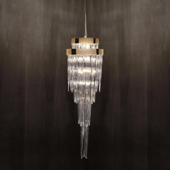 Подвесная люстра Delight Collection Babel KM0990P-4 brass