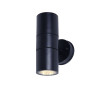 Уличный настенный светильник Uniel UUL-S22D-2x7W/GU10 IP65 BLACK UL-00011270