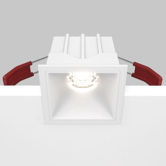 Встраиваемый светильник Maytoni Technical Alfa LED DL043-01-10W4K-SQ-W