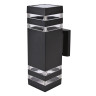Уличный настенный светильник Uniel UUL-S24A 2x60W/E27 IP65 BLACK UL-00012923