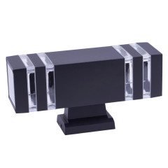 Уличный настенный светильник Uniel UUL-S24A 2x60W/E27 IP65 BLACK UL-00012923