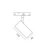 Трековый однофазный светильник Lightstar Uno CCT 209506CCT