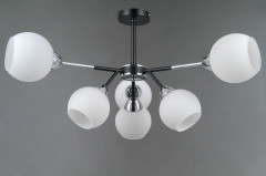 Люстра на штанге Illumico IL0715-6CSQ-24 BK CR LIBRA