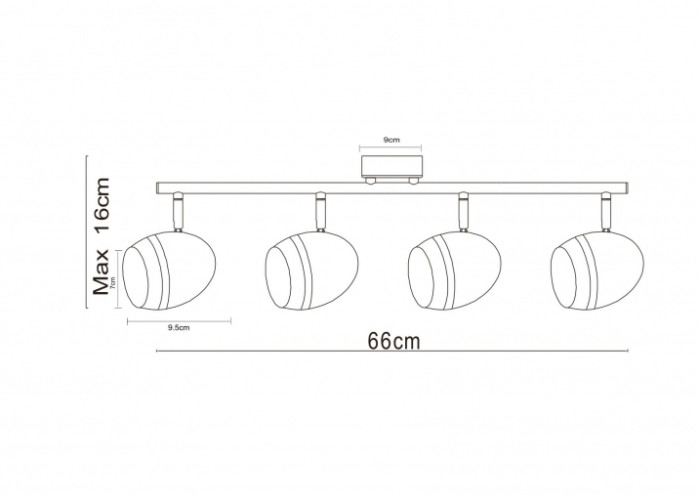 Светодиодный спот Arte Lamp A6701PL-4CC