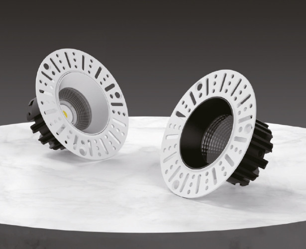 Встраиваемый светильник Italline IT02-028 black 3000K