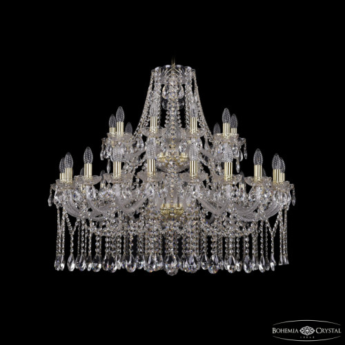 Подвесная люстра Bohemia Ivele Crystal 1413/20+10/360/2d G