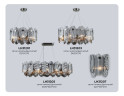 Подвесной светильник Ambrella Light High Light Crystal LH31201