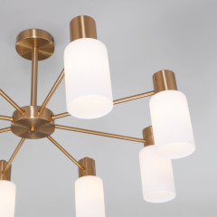 Люстра на штанге Eurosvet Vegga 70160/8 латунь Smart a057109