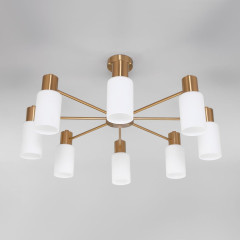 Люстра на штанге Eurosvet Vegga 70160/8 латунь Smart a057109