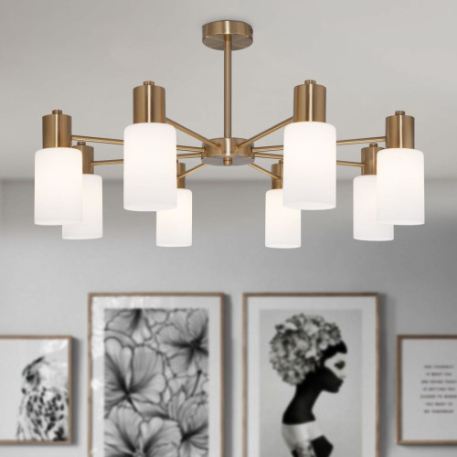 Люстра на штанге Eurosvet Vegga 70160/8 латунь Smart a057109