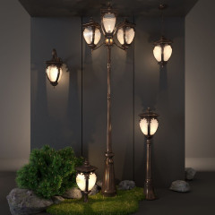 Уличный настенный светильник Elektrostandard Andromeda D (GLYF-8024D) 4690389042676