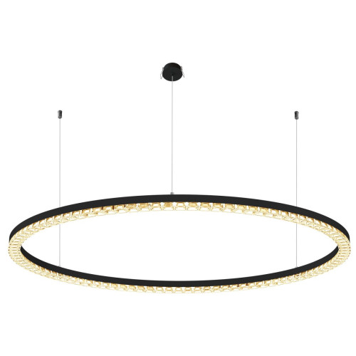 Подвесная люстра Arlight SP-DIAMOND-R1250-80W Warm3000 (BK, 45 deg, 230V, TRIAC) 054491