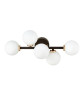 Настенный светильник Lumina Deco Marsiada LDW 6033-5 BK+F.GD