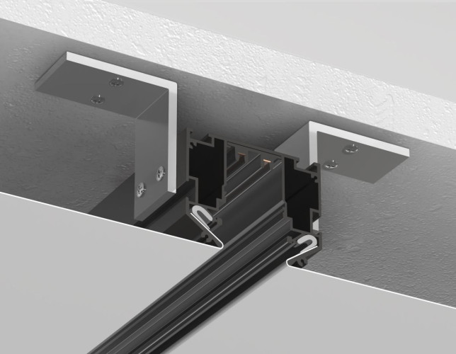 Шинопровод магнитный в натяжной потолок с торц. Заглушк. 2шт Ambrella Light Track System GL1019