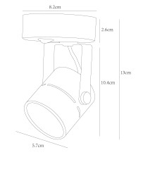 Спот Arte Lamp Mizar A1311AP-1WH