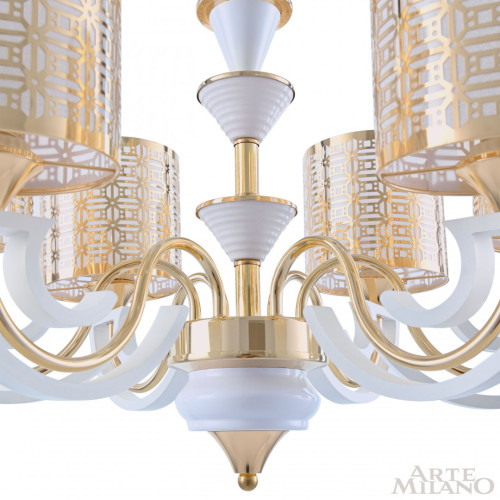 Подвесная люстра Arte Milano Florentia-8857 308857/6 Wh/Gd