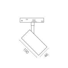 Трековый однофазный светильник Lightstar Uno CCT 209507CCT