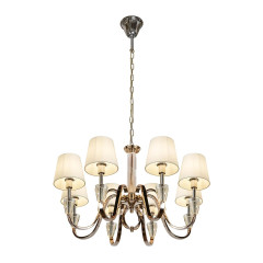 Подвесная люстра iLamp Alesti P2424-8 Nickel