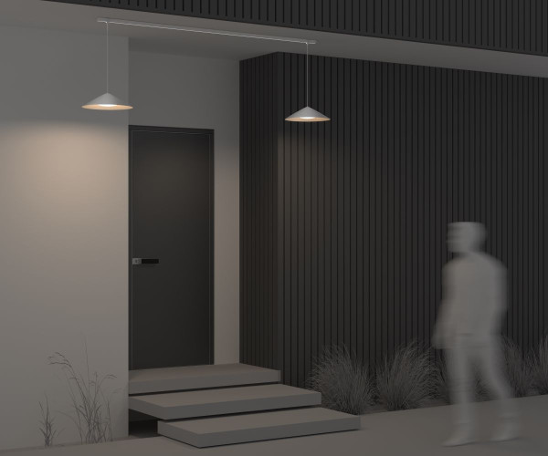Уличный трековый светильник Maytoni Campana Elasity IP O-TR01-1-P-12WW3K