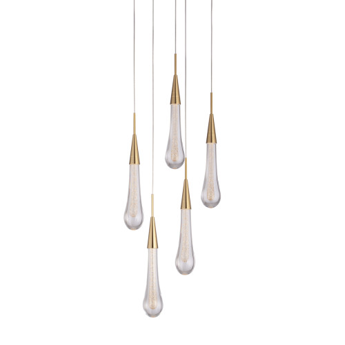 Подвесной светильник Pour 5A br.brass