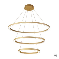 Подвесная люстра Crystal Lux FORTUNA SP158W LED GOLD