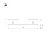 Трековый светильник Arlight Mag-Orient-Tube-Corner-L600-20W Day4000 037348